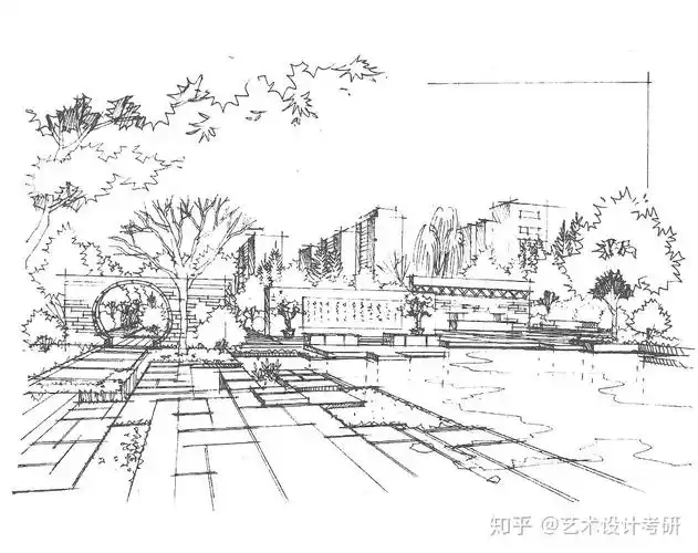 环境艺术设计手绘干货 | 教你快速玩转透视(景观详细介绍)