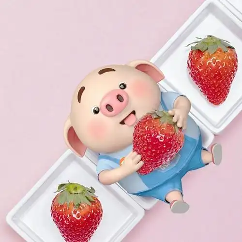 猪小屁新年头像换起来一定会猪事大吉的马住了