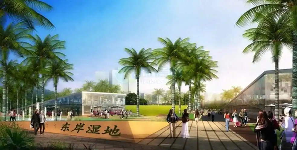 东岸湿地公园入口广场