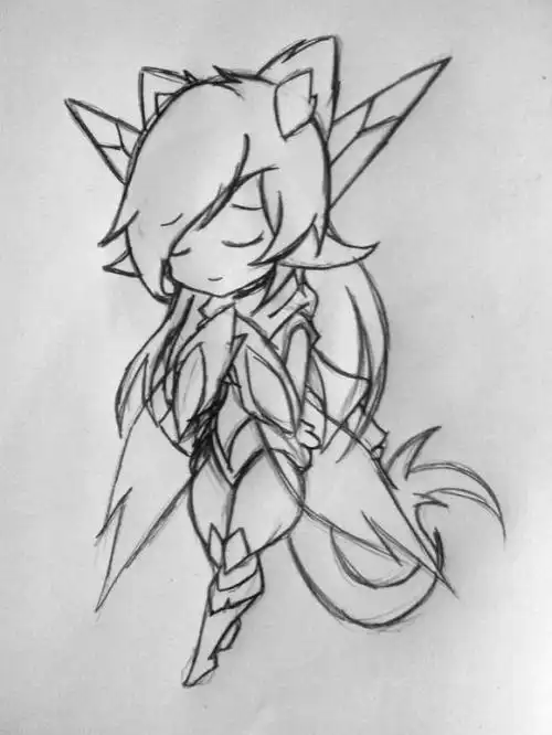 简笔画暗影战神