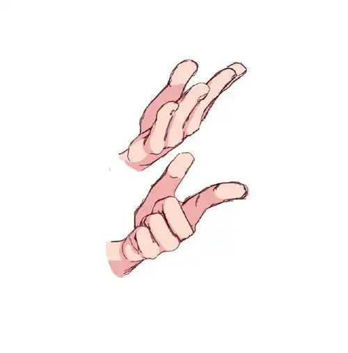 sai资源库动漫手部素材较常用的手部动作自己收藏转需