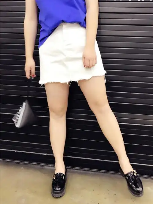 显瘦魔法 a字半裙专治粗腿mm