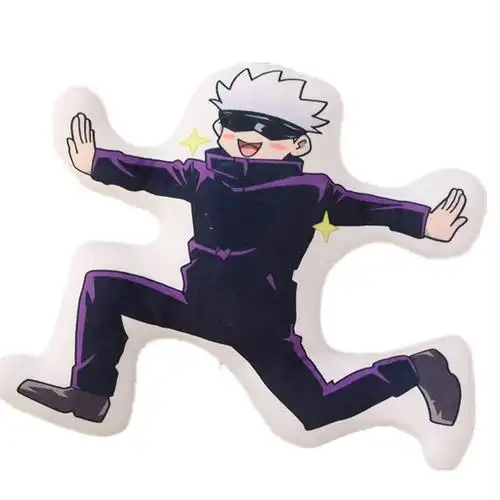 搞怪沙雕五条抱枕二次元咒术回周边公仔恶搞5t5毛绒布艺类玩具