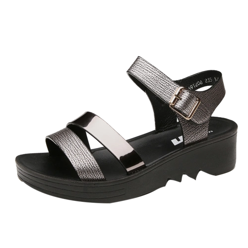 回力凉鞋女士2020夏季新款时尚平底休闲仙女风百搭厚底增高沙滩鞋