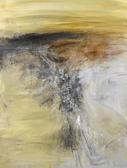 赵无极油画抽象风景画装饰图片