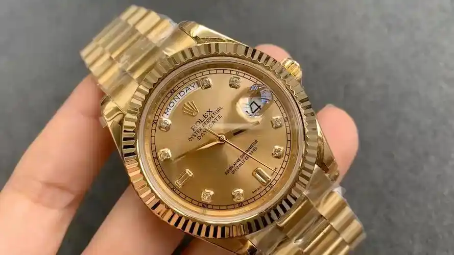劳力士全金星期日志!总统链