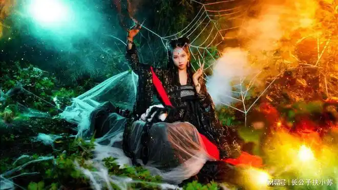 西游七仙女是玉帝和王母的女儿蜘蛛精为何敢霸占她们的浴池