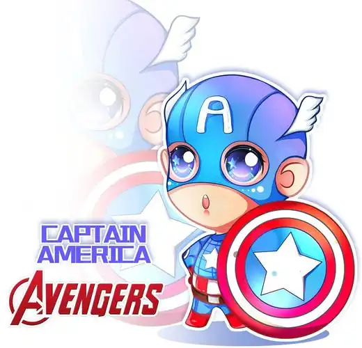 美国队长 |动漫|单幅漫画|应小小小雀_原创作品-站酷zcool