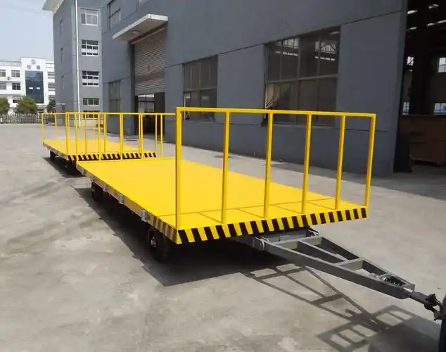 厂家直销平板拖车 平板运输拖车价格 牵引平板拖车 厂区周转车价格