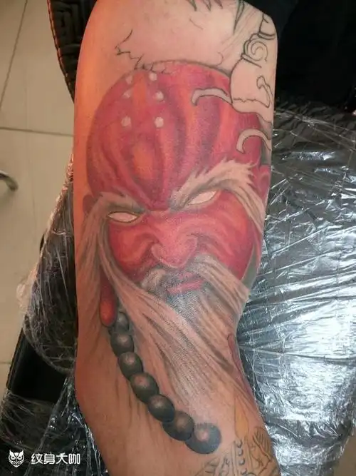 罗汉_纹身图案手稿图片_封顺昕的纹身作品集