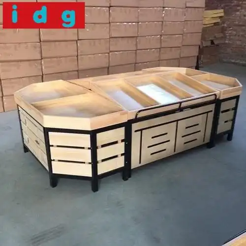 简约现代散装超市饼干土特产店货架展示架食品干果陈列柜展示柜散货