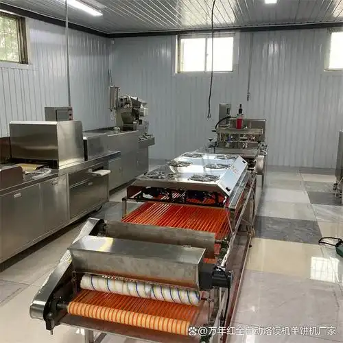 全自动春饼机制作春饼过程的自动化介绍