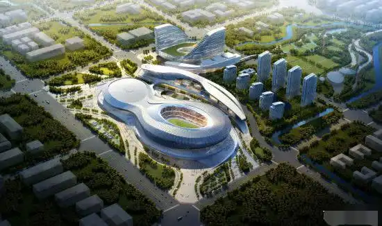 上海金山足球场作为上海申鑫队的主场,同样也是一座专业的足球场,能够