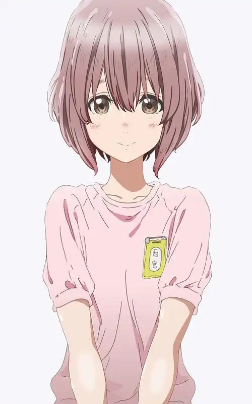 《声之形》西宫硝子手绘动漫卡通手机壁纸图片