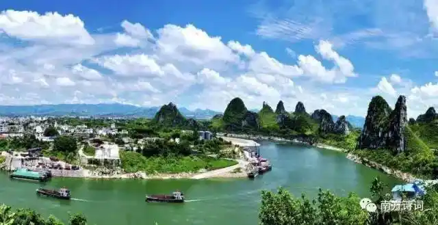 咏武宣五马拦江景观10首