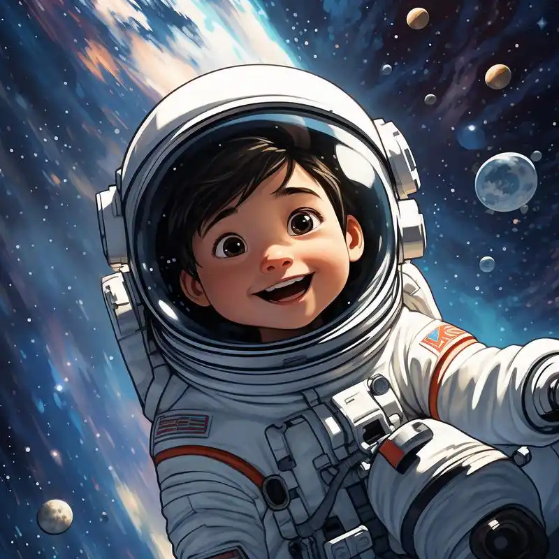 05涂颜色后的宇航员头像简直美哭了!