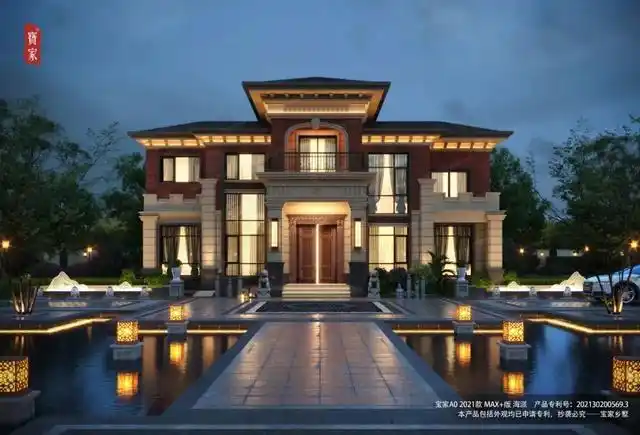 农村花60万建的合院别墅,看看效果比城里上千万的豪宅如何?