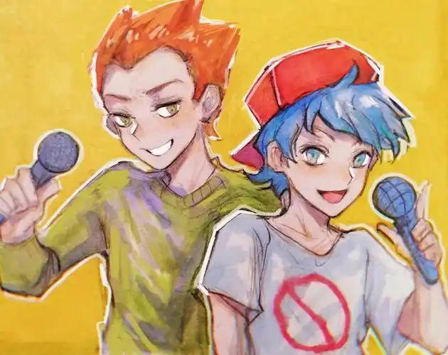 注意避雷)● friday night funkin● fnf● pico● boyfriend● pb