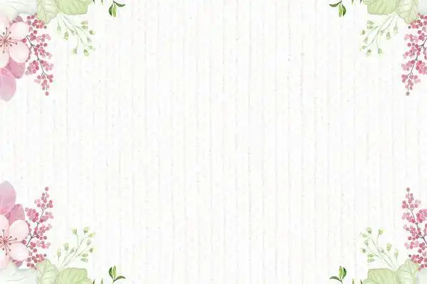 淡雅花卉ppt背景图片