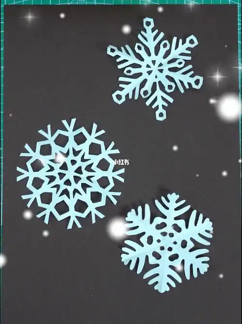 71冬日主题手工雪花剪纸简单易学diy