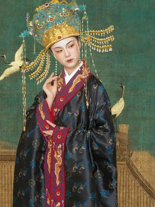盘子女人坊宋朝服饰图片爆火皇后娘娘写真惊艳来袭