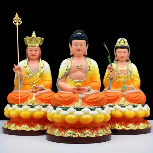 包邮供奉家用佛像全堂弥勒树脂王弥勒地藏佛祖摆件