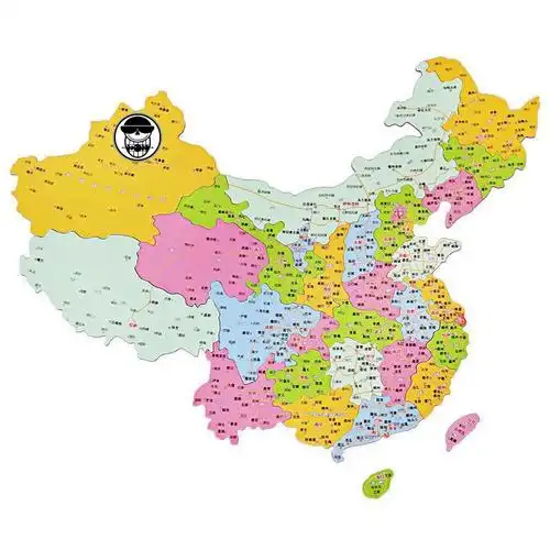 新春送礼大号磁力中国地图世界地图地理磁力拼图小学生儿童早教力玩具