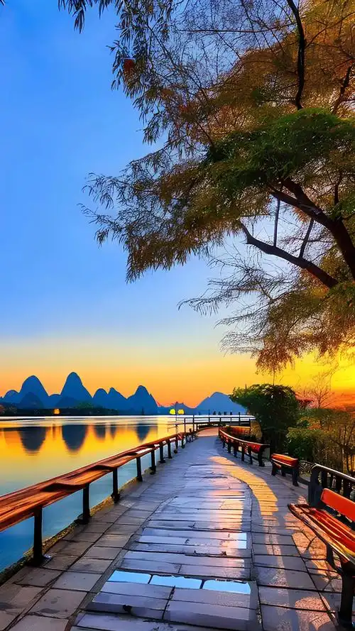 走进桂林也有 这么美的风景#夏天该有的样子 #感受大自然 # - 抖音