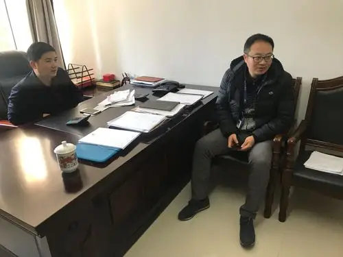 营业部王总一行人拜访郦城国际物业管理公司