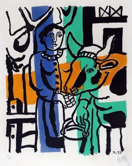 现代艺术家费尔南·莱热:在艺术的世界里遨游_腾讯新闻