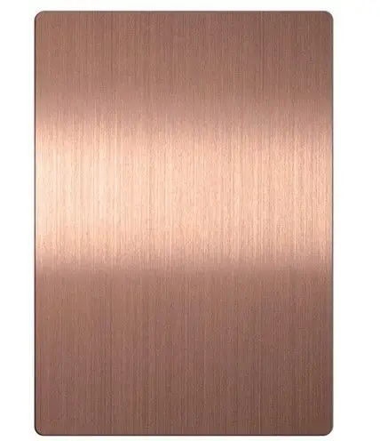 佛山供应201拉丝玫瑰金板