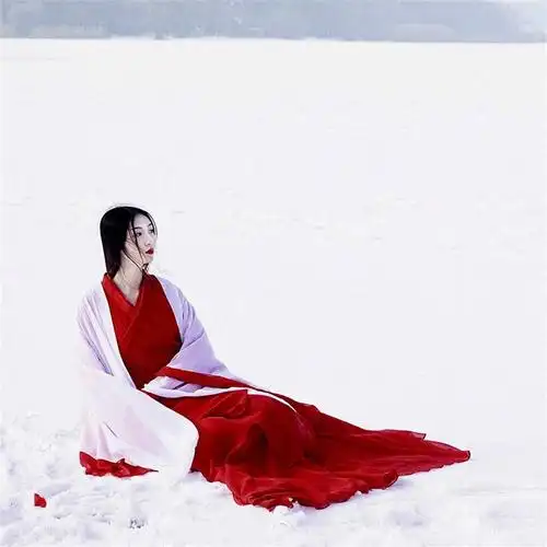 【万圣节cos】万圣节服装 性感古装汉服红色长袍恐怖妖艳女鬼cosplay