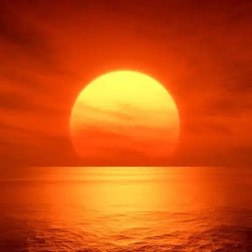 海上红日_微信头像风景图片_扣扣居