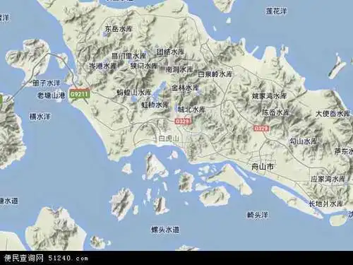 定海区地图 - 定海区卫星地图 - 定海区高清航拍地图 - 便民查询网