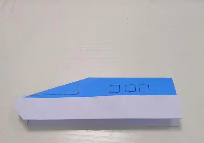 diy 纸模型 3d 高铁动车组火车折纸简单火车纸模制作册 diy手工作业