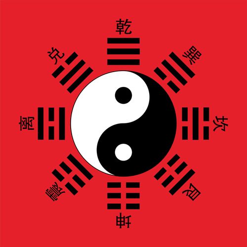 现代玄关装饰画阴阳鱼易经周易知识先天八卦图太极图国学书房客厅