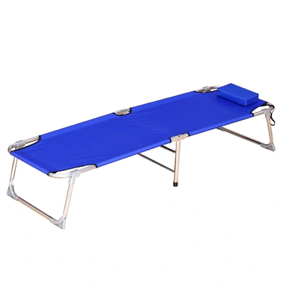 折叠床单人医院陪护床办公室午睡床便携户外沙滩床行军床