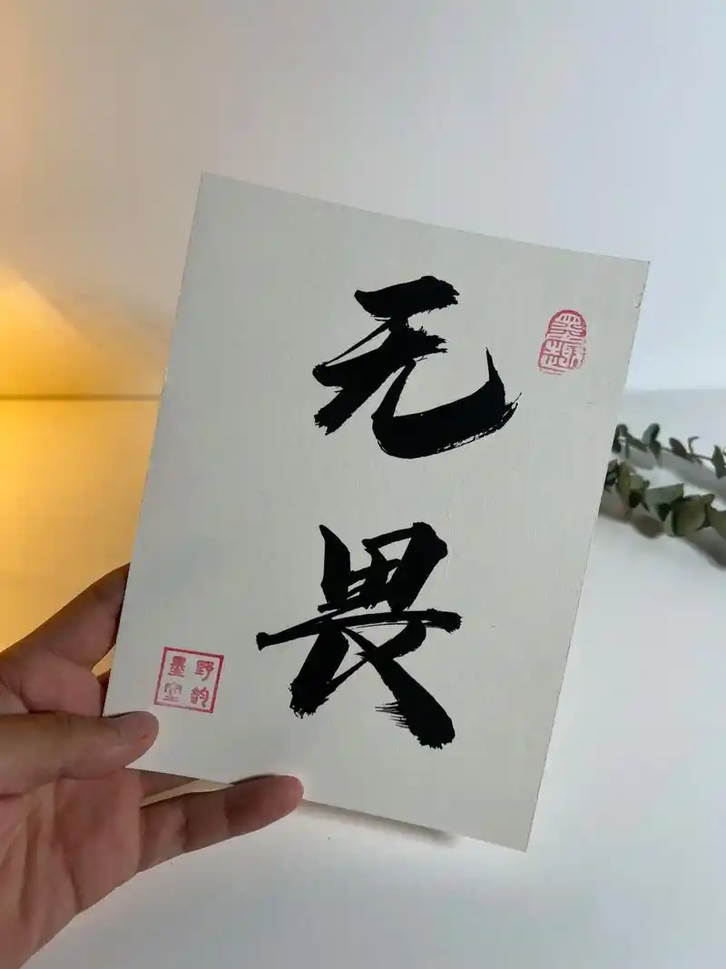 "无畏"心之所向 素履以往 无所畏惧 便是阳光#摆台 #见字 - 抖音