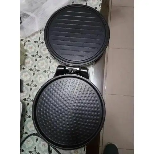 美的(midea) 煎烤机 mc-jhn30f 家用电饼铛煎烤机双面悬浮烙饼机烤饼