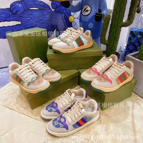 高版本g 家脏脏鞋酷奇同款2024新款松紧带拼色休闲运动板鞋情侣女