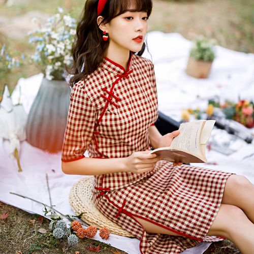 复古民国学生203040年代情深深雨蒙蒙旗袍棉麻清新文艺五四女青年