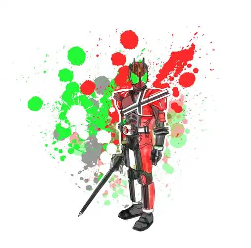 假面骑士帝骑手绘