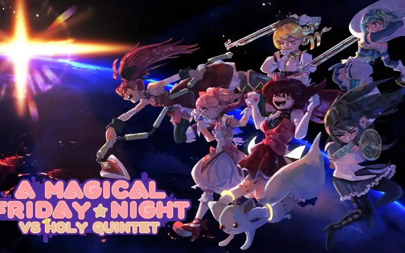 「fnf优质mod」a magical friday night: vs holy quintet [demo]