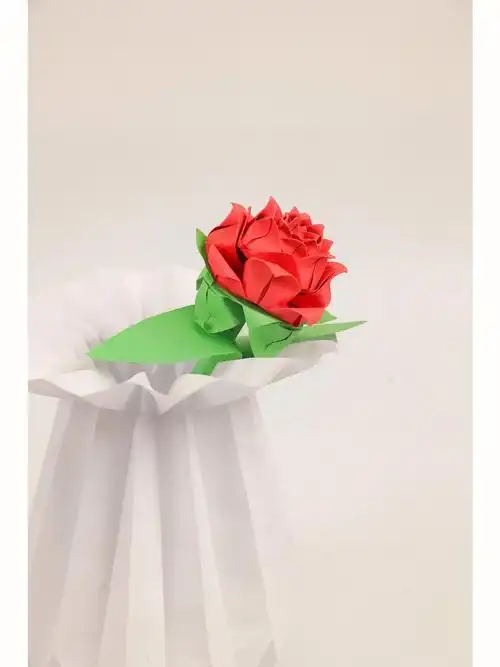 玫瑰   #折纸   #手工折纸玫瑰花   #diy   #治愈