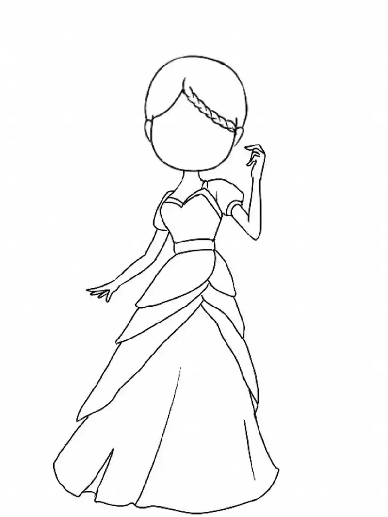 简笔画教程7515你喜欢的叶罗丽灵公主