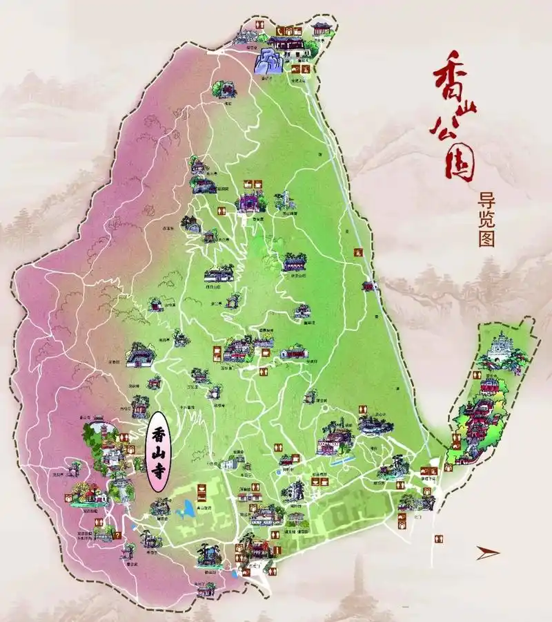 线上游香山香山寺