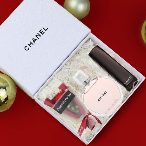 香奈儿(chanel) 香水唇釉口红套装礼盒装告白套盒七夕520情人节送老婆