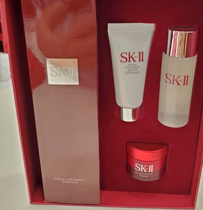 sk-ii日本sk2神仙水套装230ml四件套晶透经典礼盒套装爽肤水