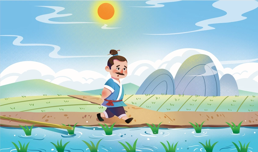 儿童绘本揠苗助长