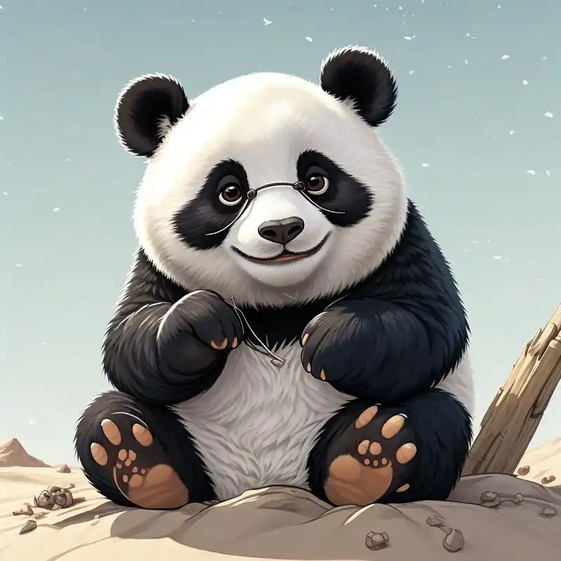 沙雕熊猫人头像来啦94快来领取你的头像